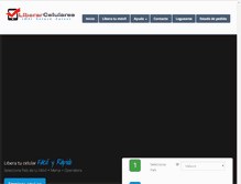 Tablet Screenshot of liberarcelulares.com
